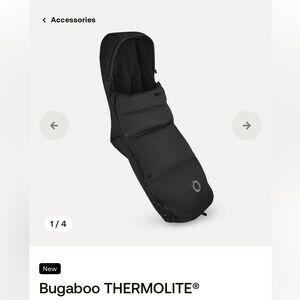 Bugaboo Black THERMOLITE FOOT MUFF